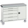 MAINTENANCE TROLLEY 5 DRAWER LINO TOP LIGHT GREY thumbnail-0