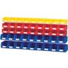 Storage Bins, Yellow/Red/Blue, 103x165x83mm, 45 Pack thumbnail-0