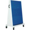 4 Panel Combination Trolley - Light Grey/Blue thumbnail-0