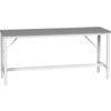 Verso Height Adjustable Bench 2000x600x780mm ESD Worktop - Light Grey thumbnail-0