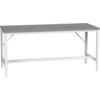 Verso Height Adjustable Bench 2000x600x780mm ESD Worktop - Light Grey thumbnail-0