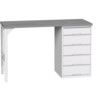 Verso Pedestal Bench 1500 x 600 x 930mm 5 Drawers - Light Grey thumbnail-0