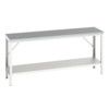 Verso Bench 2000x600x780mm Lino Worktop - Light Grey thumbnail-0