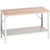 Verso Height Adjustable Bench  1500x800x780mm MPX Worktop - Light Grey thumbnail-0