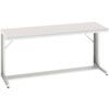 Verso Cantilever Bench 2000x800x930mm MFC Worktop - Light Grey thumbnail-0