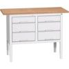 Verso Height Adjustable Storage Bench 1250x600x830-930mm - Light Grey thumbnail-0