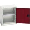 Verso Wall Cabinet, Single Door,Grey/Red, 600 x 525 x 350mm thumbnail-0