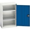 Verso Wall Cabinet, Single Door,Blue/Grey, 800 x 525 x 350mm thumbnail-0