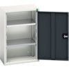 Verso Wall Cabinet, Single Door,Anthracite Grey/Grey, 800 x 525 x 350mm thumbnail-0