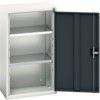 Verso Wall Cabinet, Single Door,Anthracite Grey/Grey, 900 x 525 x 350mm thumbnail-0