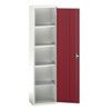 Verso Storage Cabinet, Single Door, Red, 2000 x 525 x 350mm thumbnail-0