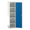 Verso Storage Cabinet, Single Door, Blue, 2000 x 525 x 550mm thumbnail-0