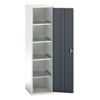 Verso Storage Cabinet, Single Door, Anthracite Grey, 2000 x 525 x 550mm thumbnail-0