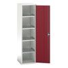 Verso Storage Cabinet, Single Door, Red, 2000 x 525 x 550mm thumbnail-0