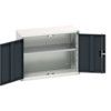 Verso Wall Cabinet, 2 Doors,Anthracite Grey/Grey, 600 x 800 x 350mm thumbnail-0