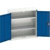 Verso Wall Cabinet, 2 Doors,Blue/Grey, 800 x 800 x 350mm thumbnail-0