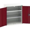 Verso Wall Cabinet, 2 Doors,Red, 900 x 800 x 550mm thumbnail-0