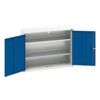 Verso Wall Cabinet, 2 Doors,Blue/Grey, 800 x 1050 x 350mm thumbnail-0