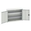 Verso Wall Cabinet, 2 Doors,Grey, 800 x 1050 x 350mm thumbnail-0