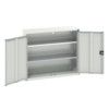 Verso Wall Cabinet, 2 Doors,Grey, 900 x 1050 x 350mm thumbnail-0