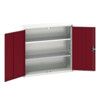 Verso Wall Cabinet, 2 Doors,Red, 1000 x 1050 x 350mm thumbnail-0