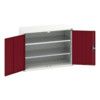 Verso Wall Cabinet, 2 Doors,Red, 800 x 1050 x 550mm thumbnail-0