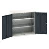 Verso Wall Cabinet, 2 Doors,Anthracite Grey, 1000 x 1050 x 550mm thumbnail-0