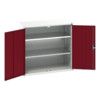 Verso Wall Cabinet, 2 Doors,Red, 1000 x 1050 x 550mm thumbnail-0