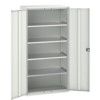 Verso Storage Cabinet, 2 Doors, Light Grey, 2000 x 1050 x 550mm thumbnail-0