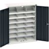 VERSO CUPBOARD 800x350x1000mm 21 COMPARTMENTS-LIGHT/ANTH GREY thumbnail-0