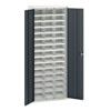 VERSO CUPBOARD 800x350x2000mm 45 COMPARTMENTS-LIGHT/ANTH GREY thumbnail-0