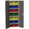 VERSO BIN CUPBOARD 800x550x2000mm-LIGHT/ANTH GREY thumbnail-0