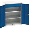 Verso Kitted Cupboard, 2 Doors, Blue, 1000 x 800 x 550mm thumbnail-0