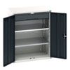 Verso Kitted Cupboard, 2 Doors, Anthracite Grey, 1000 x 800 x 550mm thumbnail-0