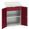 Verso Lectern, 2 Doors, Red, 1130 x 800 x 550mm thumbnail-0