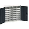 VERSO CUPBOARD 1050x350x1000mm 28COMPARTMENTS-LIGHT/ANTH GREY thumbnail-0