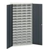 VERSO CUPBOARD 1050x350x2000mm 60COMPARTMENTS-LIGHT/ANTH GREY thumbnail-0