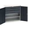 Verso Kitted Cupboard, 2 Doors, Anthracite Grey, 1000 x 1050 x 550mm thumbnail-0