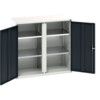 Verso PPE Cupboard, 2 Doors, Anthracite Grey, 1000 x 1050 x 550mm thumbnail-0