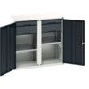 Verso Kitted Cupboard, 2 Doors, Anthracite Grey, 1000 x 1050 x 550mm thumbnail-0