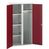 Verso PPE Cupboard, 2 Doors, Red, 2000 x 1050 x 550mm thumbnail-0