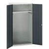 Verso PPE Cupboard, 2 Doors, Anthracite Grey, 2000 x 1050 x 550mm thumbnail-0