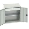 Verso Lectern, 2 Doors, Light Grey, 1130 x 1050 x 550mm thumbnail-0