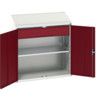 Verso Lectern, 2 Doors, Red, 1130 x 1050 x 550mm thumbnail-0