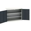 Verso Kitted Cupboard, 2 Doors, Anthracite Grey, 1000 x 1300 x 550mm thumbnail-0