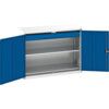 Verso Kitted Cupboard, 2 Doors, Blue, 1000 x 1300 x 550mm thumbnail-0