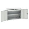 Verso Kitted Cupboard, 2 Doors, Light Grey, 1000 x 1300 x 550mm thumbnail-0