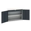 Verso Kitted Cupboard, 2 Doors, Anthracite Grey, 1000 x 1300 x 550mm thumbnail-0