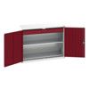 Verso Kitted Cupboard, 2 Doors, Red, 1000 x 1300 x 550mm thumbnail-0