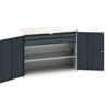 Verso Kitted Cupboard, 2 Doors, Anthracite Grey, 1000 x 1300 x 550mm thumbnail-0